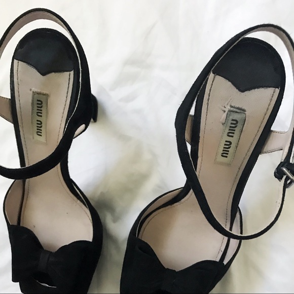 Miu miu suede bow heels - Picture 2 of 6